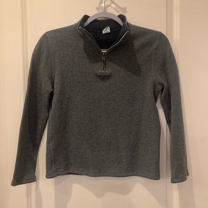 Class Club boys gray half-zip pullover sz 10/12